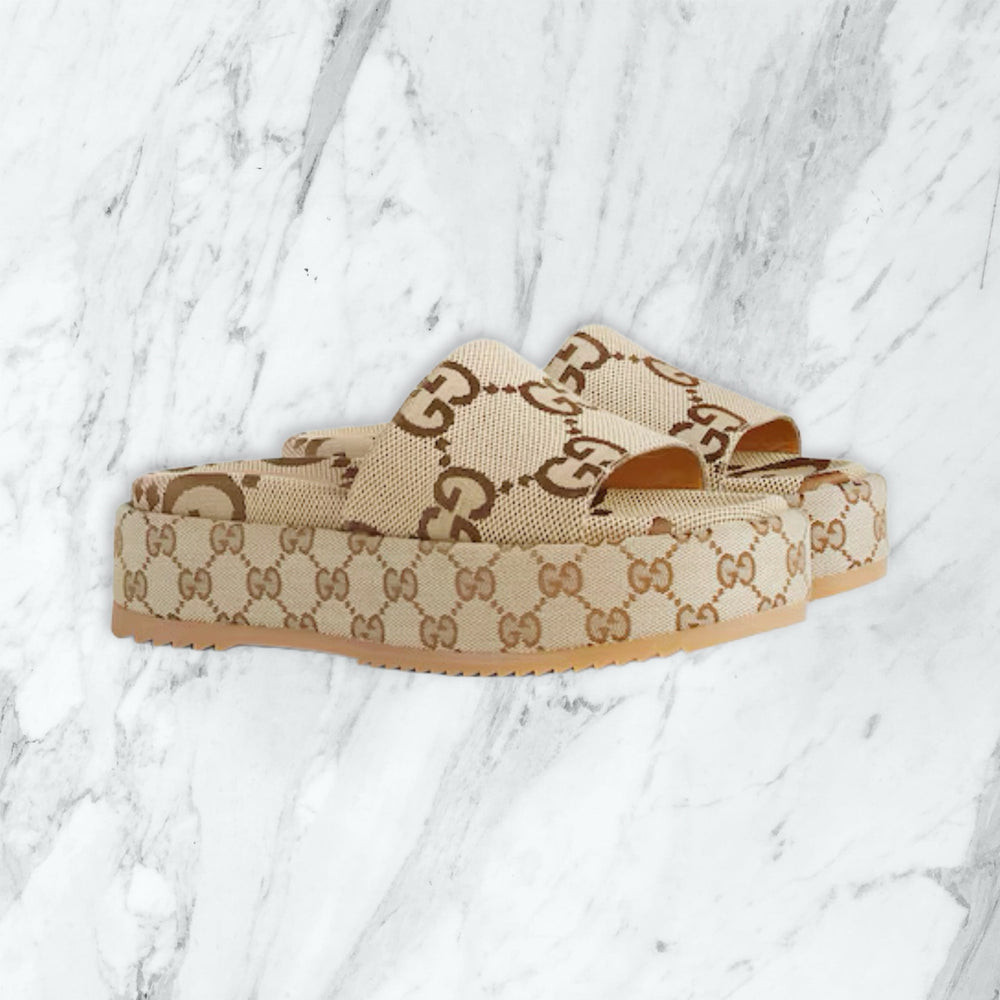 Claquette Gucci — Beige — Wise