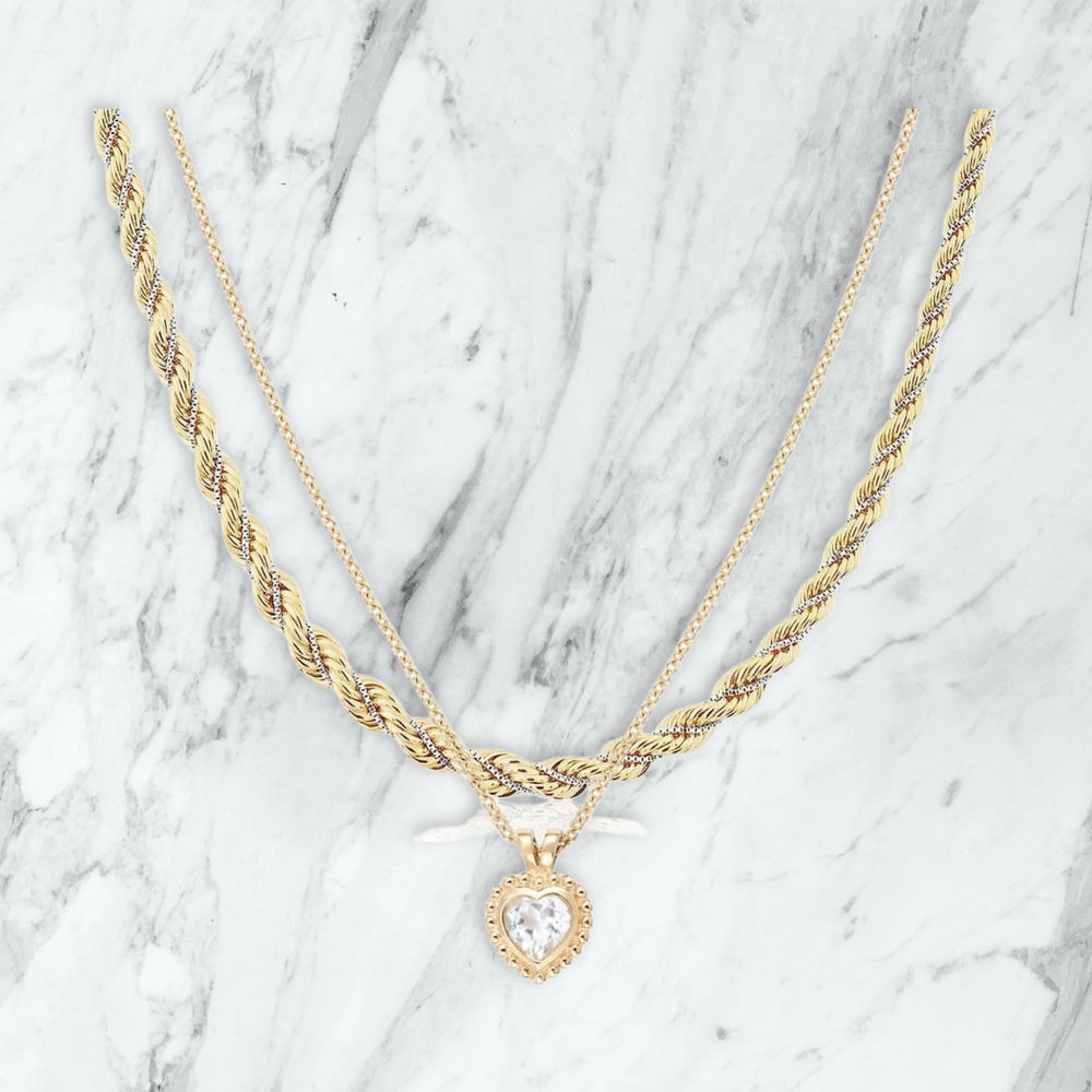 Collier Swarovski — Or — Wise