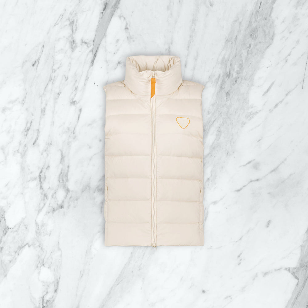 Doudoune sans manche Gertrude — Beige — Wise