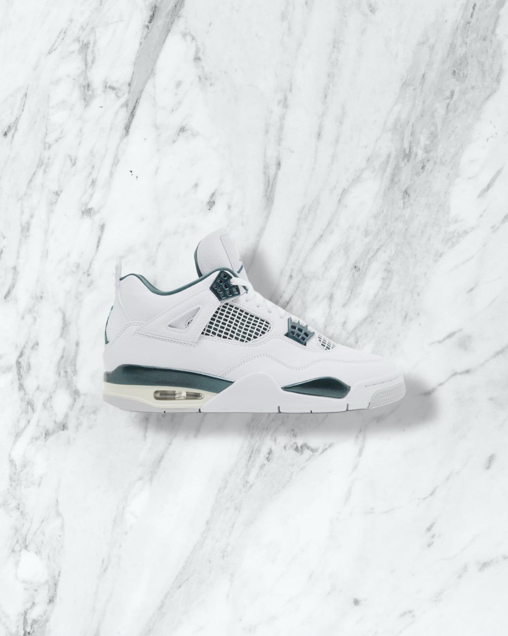 Jordan 4 Sneaker — Blanc — Wise