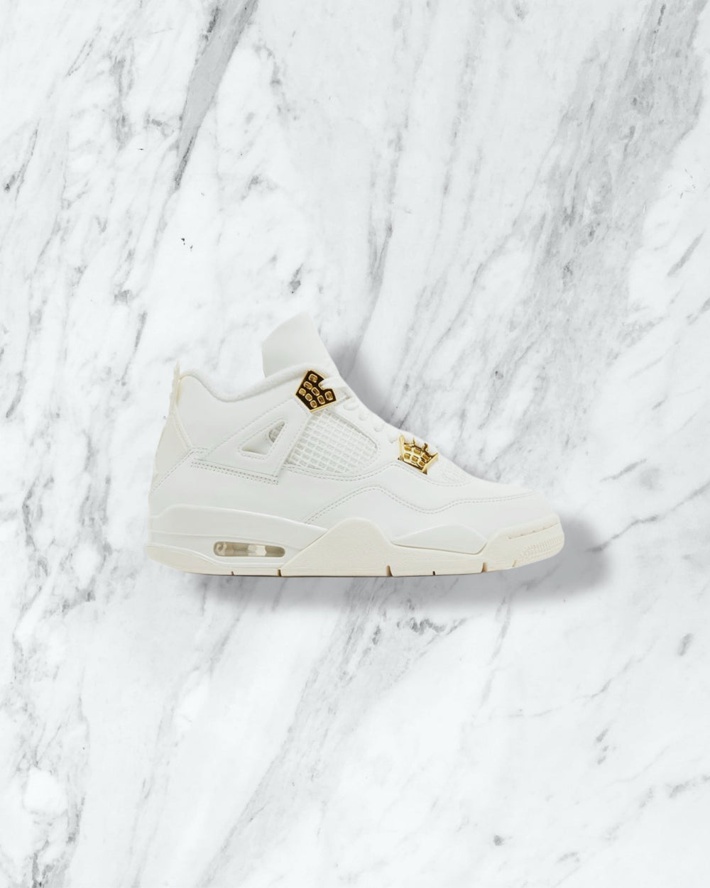 Jordan 4 Rétro — Blanc — Wise