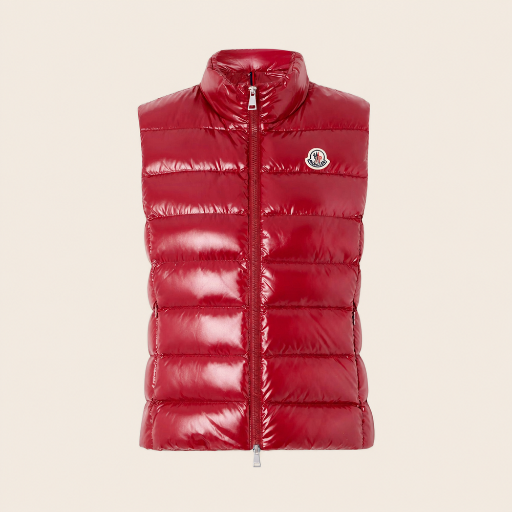 Doudoune sans manche Moncler — Rouge