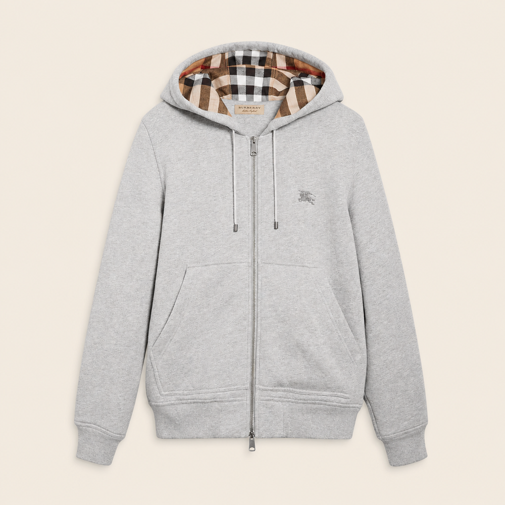 Veste Burberry Zip — Gris