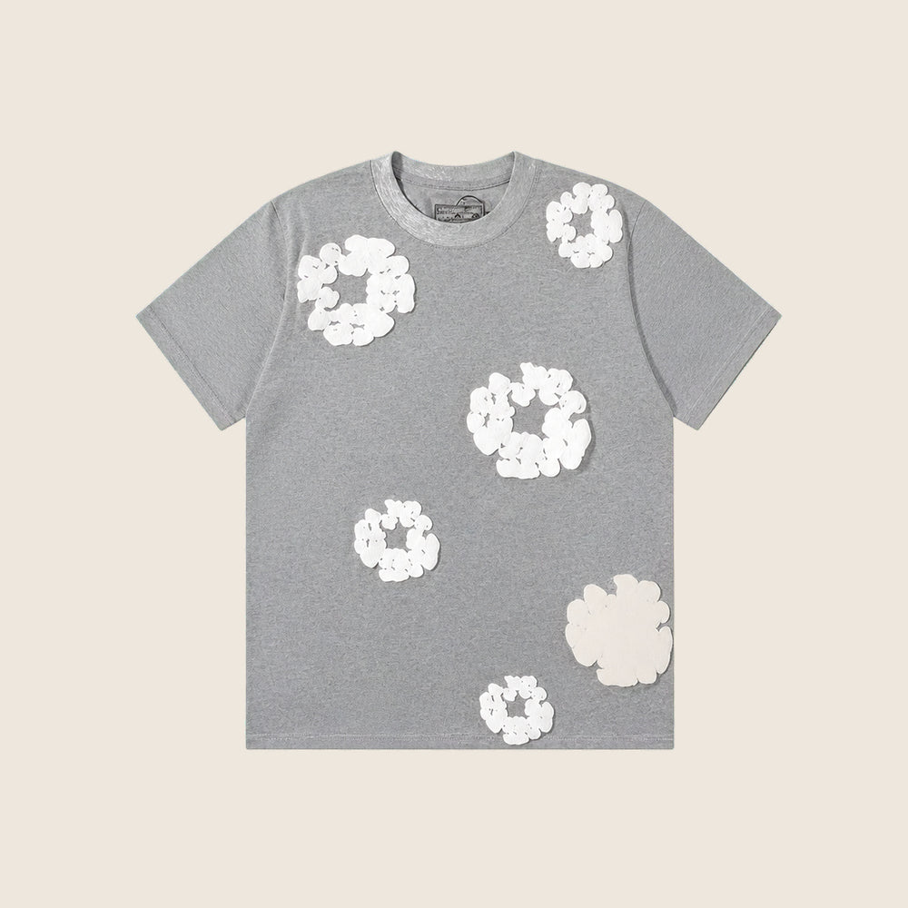 Tee-shirt Denim Tears — Gris chiné