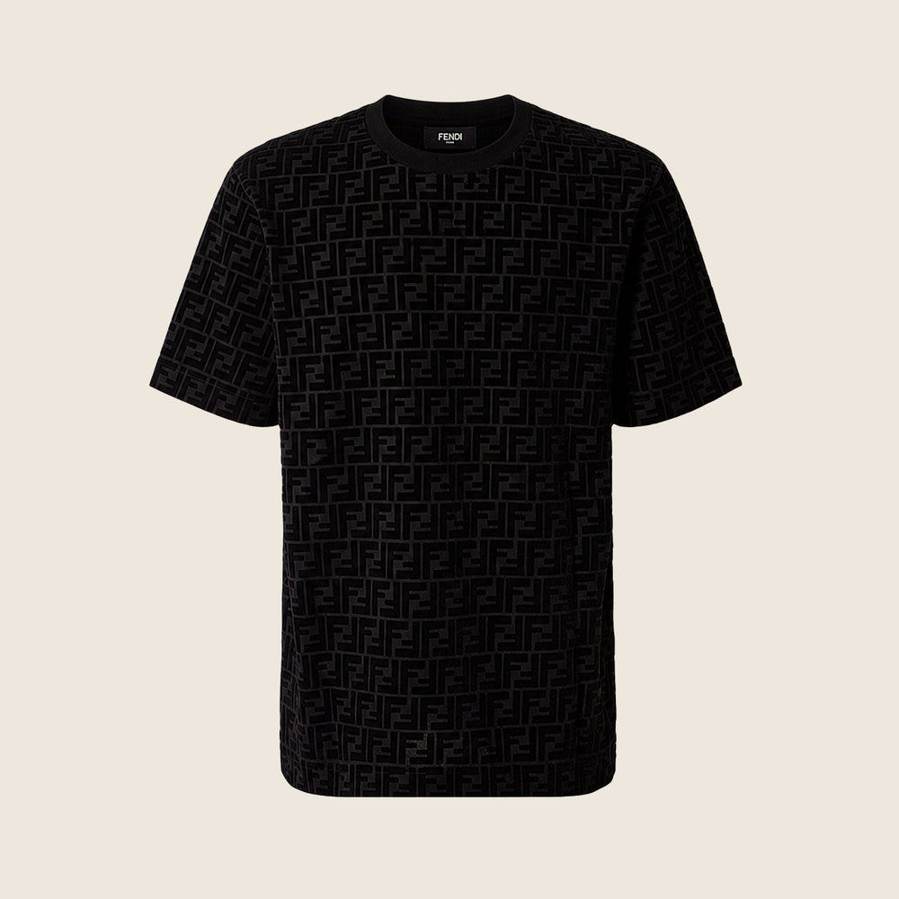Tee-shirt Fendi — Noir monogramme