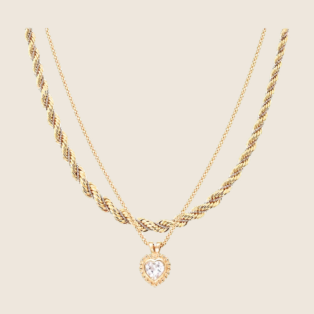 Collier Swarovski — Or