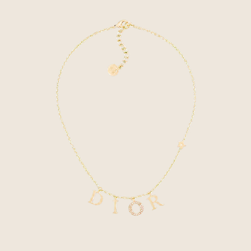 Collier Dior — Or
