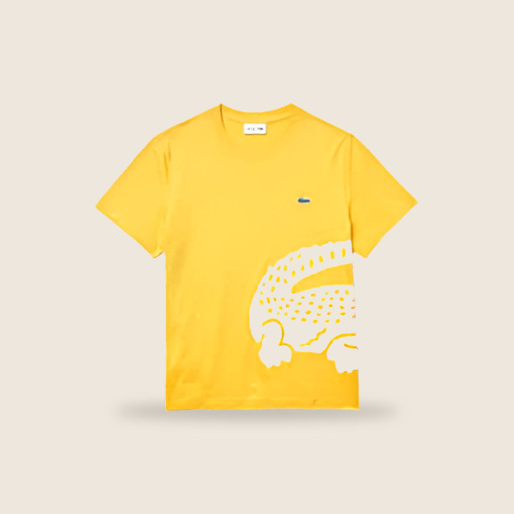 Tee-shirt Lacoste — Jaune crocodile