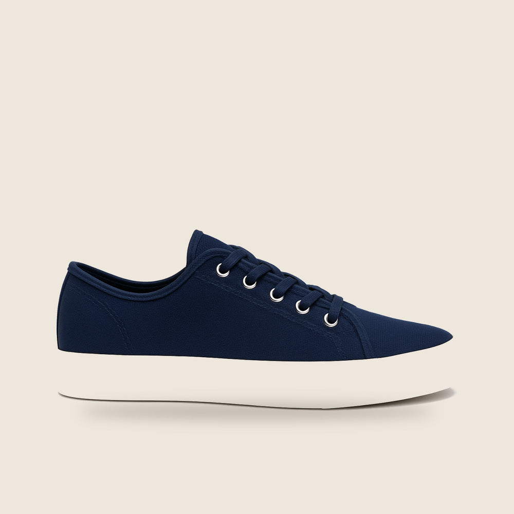 Baskets en toile Wise — Bleu marine