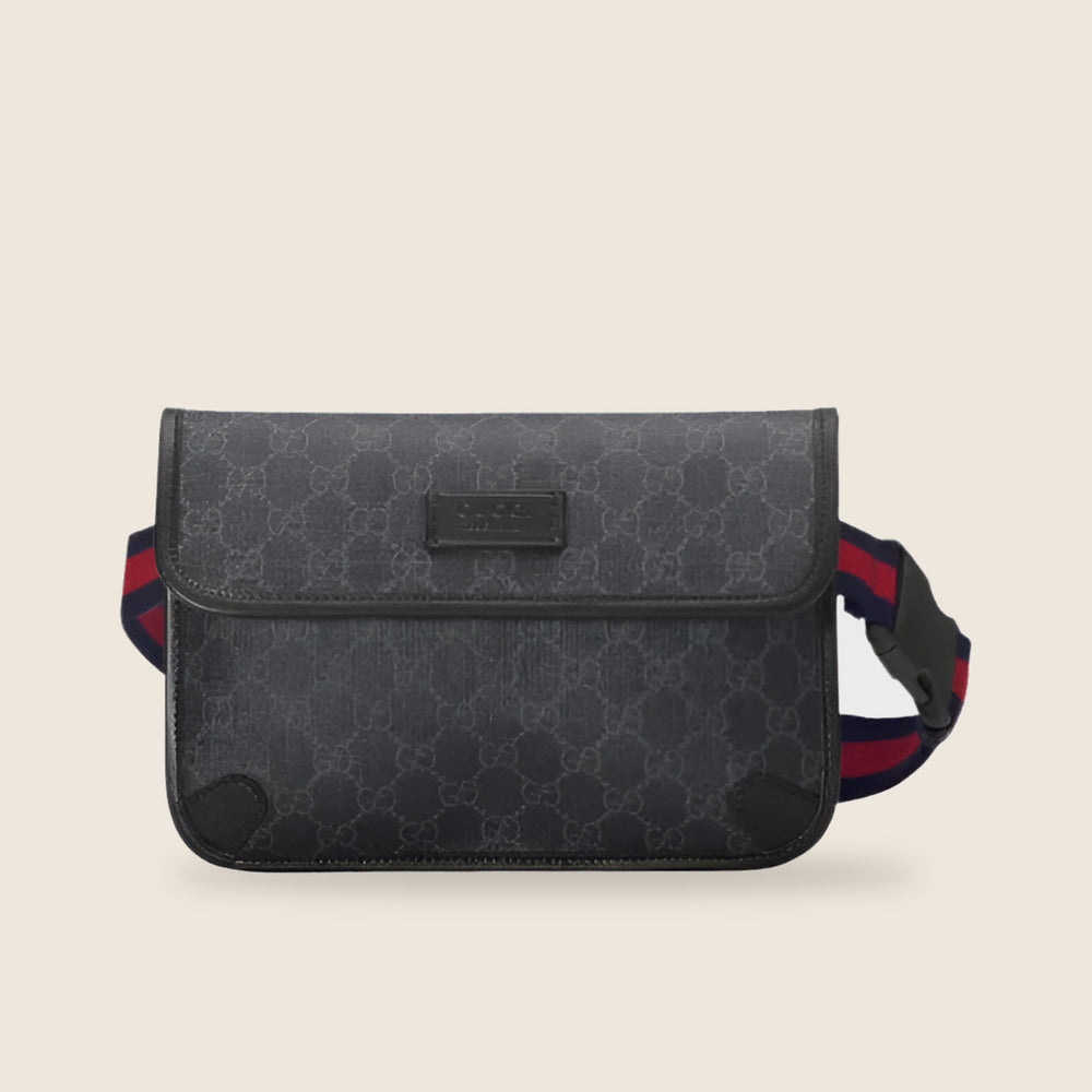 Sacoche Gucci — Noir bande Web