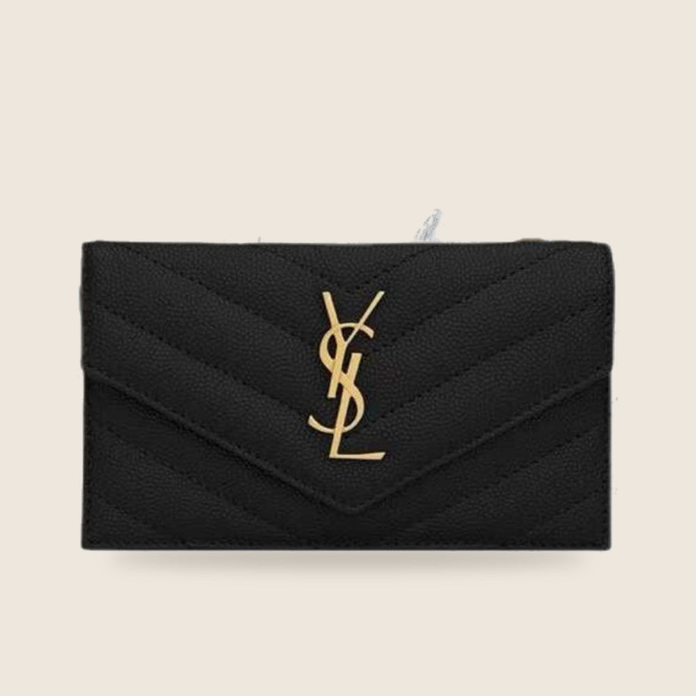 Pochette Yves Saint Laurent — Noir matelassé