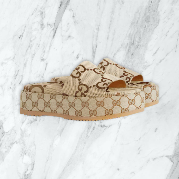 Claquette Gucci — Beige — Wise