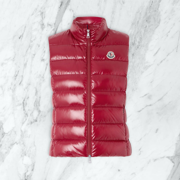 Doudoune sans manche Moncler — Rouge — Wise