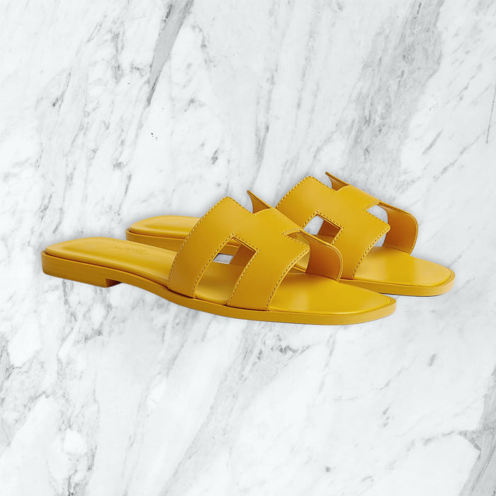 Claquette Hermes — Jaune — Wise