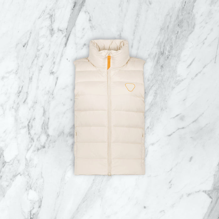 Doudoune sans manche Gertrude — Beige — Wise