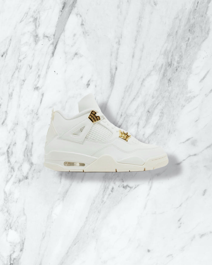 Jordan 4 Rétro — Blanc — Wise