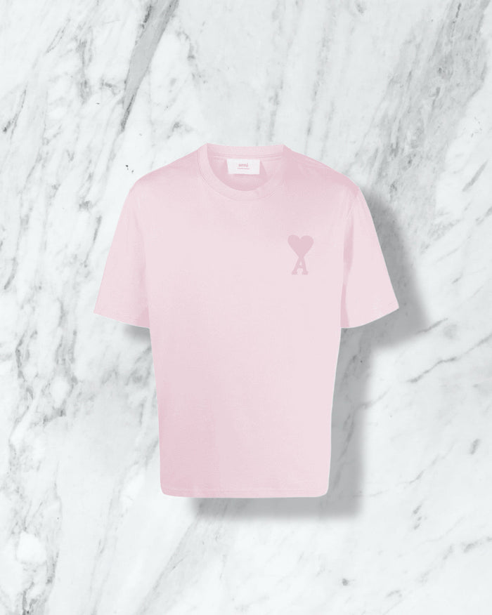 AMI Paris — T — Shirt Rose — Wise
