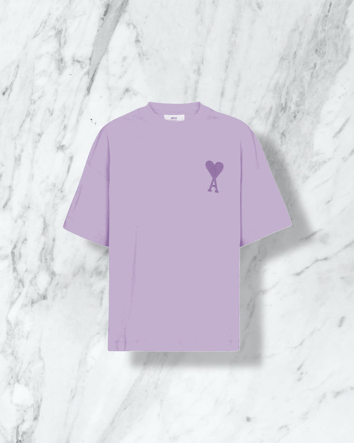 AMI Paris — T — Shirt Violet — Wise