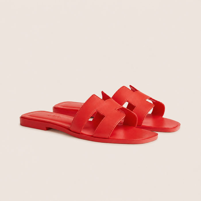Claquette Hermes — Rouge