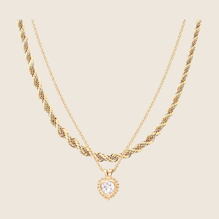 Collier Swarovski — Or