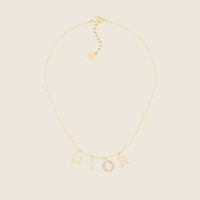Collier Dior — Or