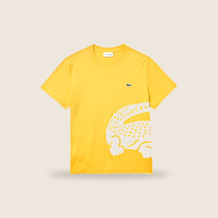 Tee-shirt Lacoste — Jaune crocodile