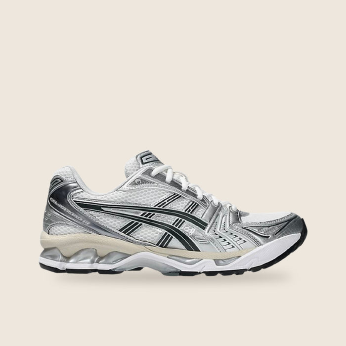 Asics Gel-Kayano 14 — Crème et prune métallisé