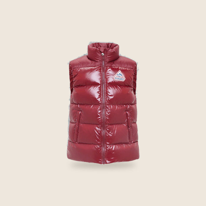Doudoune sans manche Pyrenex — Rouge bordeaux