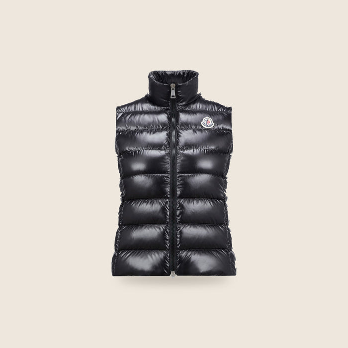 Doudoune sans manches Moncler — Noir matelassé