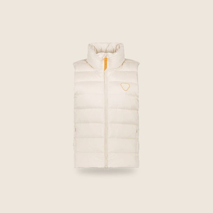 Doudoune sans manche Gertrude — Beige