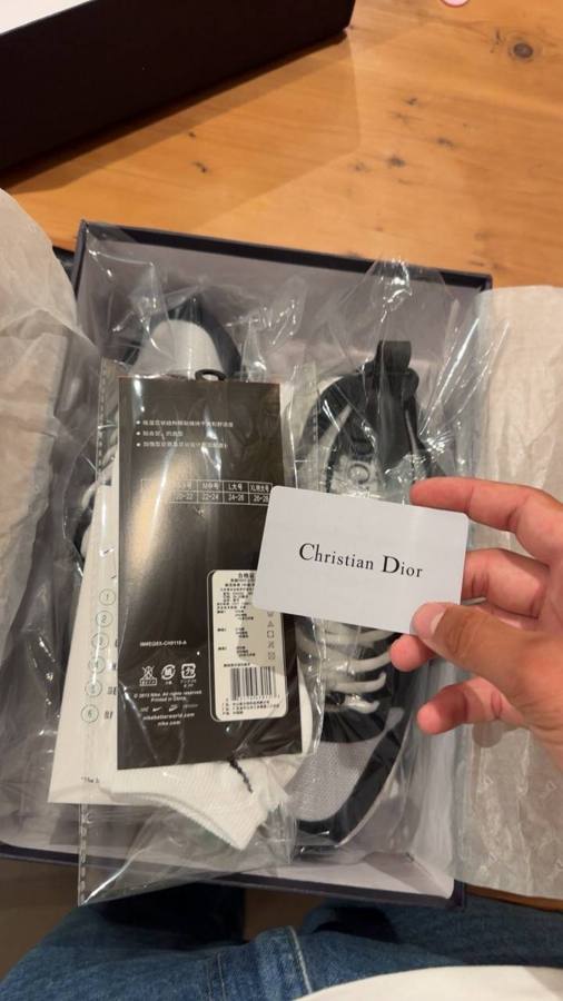 Photo client — Dior B30 — Noir