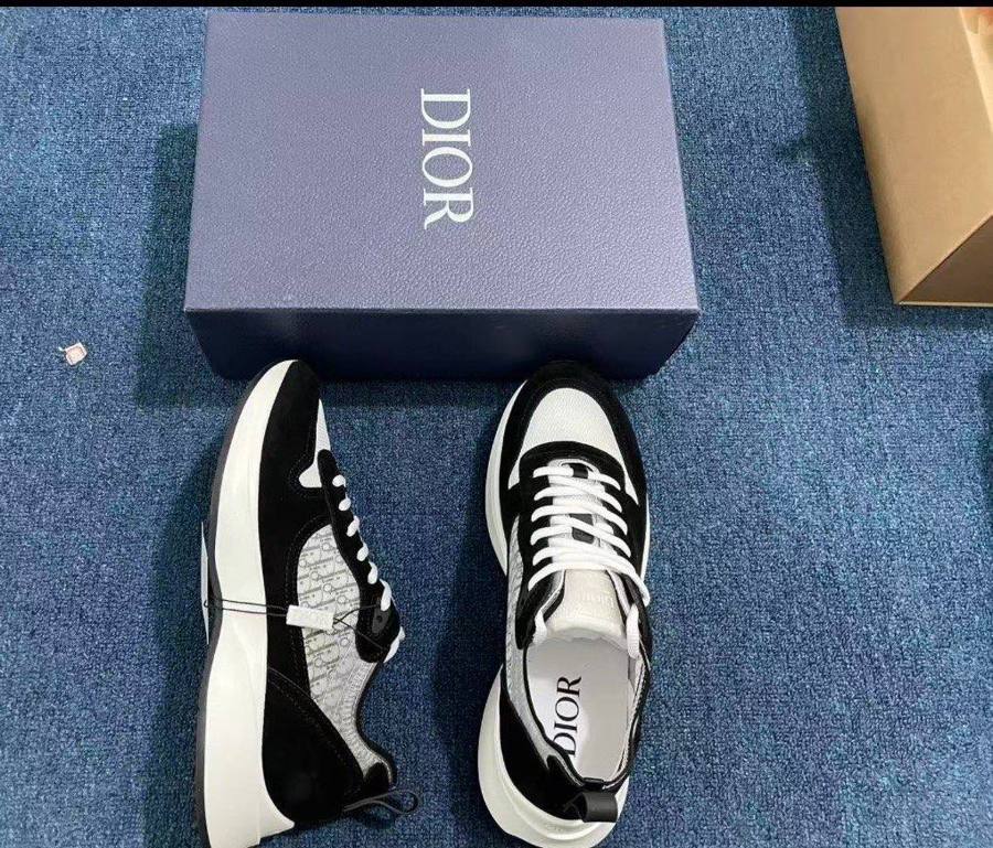Photo client — Dior Runner — Noir/Blanc
